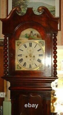 Victorian Newcastle On Tyne Grandfather / Longcase Clock (j. Rosenberg)