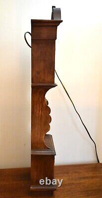 Vintage Spartus Grandfather Clock Swinging Pendulum 23.5 Model H5481 Working