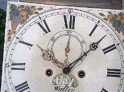 WALTER OF WELLS 13x18 8day LONGCASE GRANDFATHER CLOCK DIAL+move