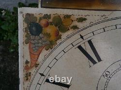 WALTER OF WELLS 13x18 8day LONGCASE GRANDFATHER CLOCK DIAL+move