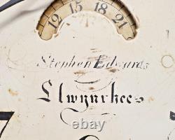 Welsh Longcase Dial & Movement by Stephen Edwards of Llwynrhees