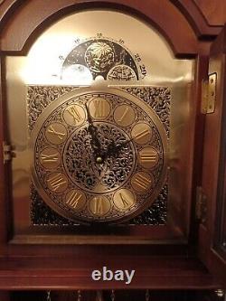 Westminster chime grandfather clock