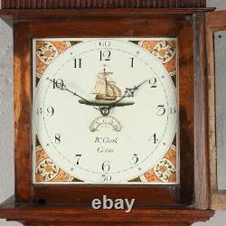 William Clark, Cerne (dorset). A 30 Hour Long Case Clock, Early 19th Century