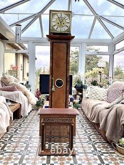 William and Mary Grandfather Longcase Clock J Clowes Of London