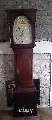 Wm Swinburne, Hexham Oak Case 8 Day Striking Longcase Clock